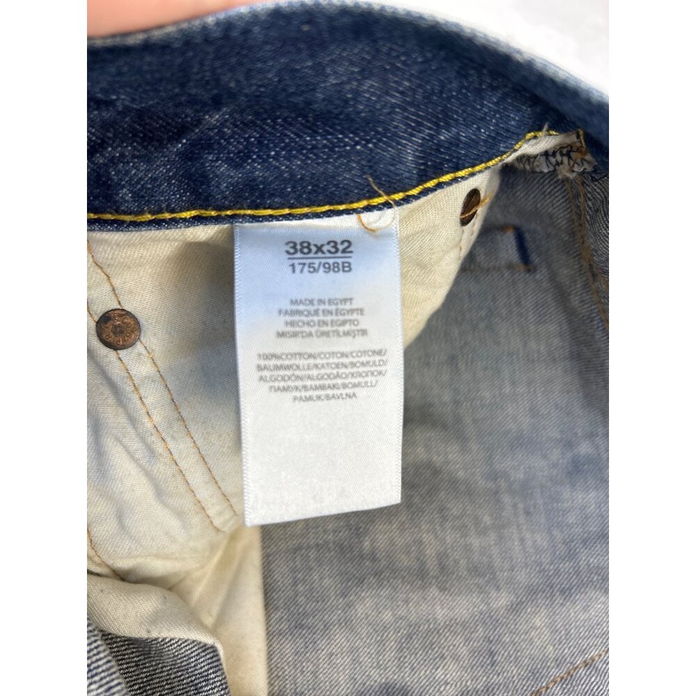 Polo Ralph Lauren Embroidered Skulls Denim Jeans Sullivan Slim Men’s 38x32 Y2K - Picture 10 of 16